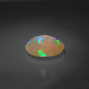 Opale naturale multicolore da 1,06 ct, trasparente, trasparente/traslucido