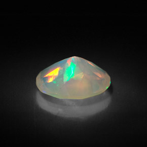 Opale naturale multicolore da 1,35 ct, trasparente, trasparente/traslucido