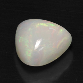 Opale naturale multicolore da 7,29 ct, trillion, opaco