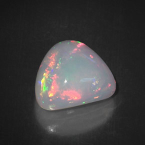 Opale naturale multicolore da 5,83 ct, trillion, opaco