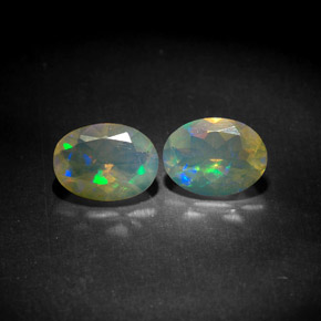 Opale naturale multicolore da  ct, trasparente, trasparente/traslucido