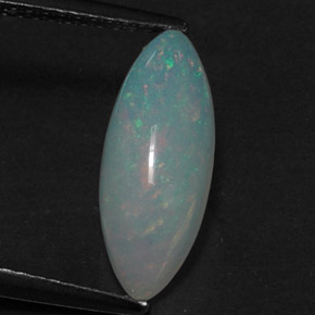 Opale naturale multicolore da 1,56 ct, trasparente, trasparente/traslucido