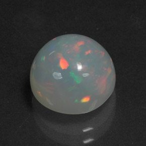 Opale naturale multicolore da 3,09 ct, trasparente, trasparente/traslucido