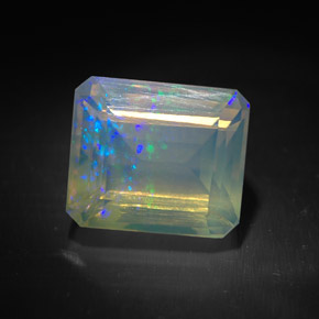 Opale naturale multicolore da 2,06 ct, trasparente, trasparente/traslucido