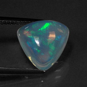 Opale naturale multicolore da 3,20 ct, forma fantasia, trasparente