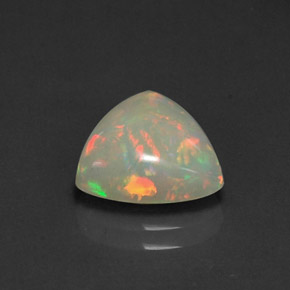 Opale naturale multicolore da 2,02 ct, trasparente, trasparente/traslucido