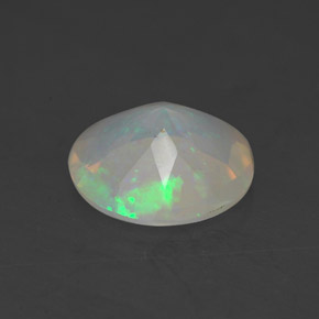 Opale naturale multicolore da 1,84 ct, trasparente, trasparente/traslucido