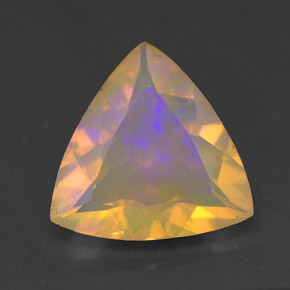 Opale naturale multicolore da 1,86 ct, trasparente, trasparente/traslucido