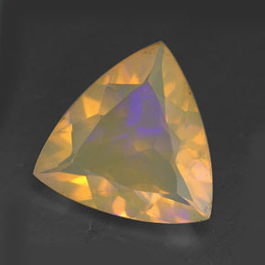 Opale naturale multicolore da 1,86 ct, trasparente, trasparente/traslucido