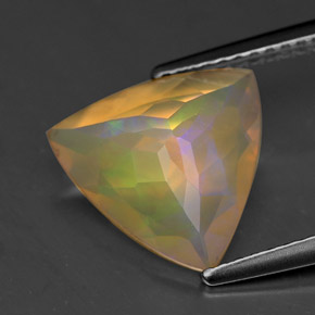 Opale naturale multicolore da 1,86 ct, trasparente, trasparente/traslucido