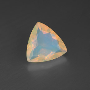 Opale naturale multicolore da 1,21 ct, trasparente, trasparente/traslucido