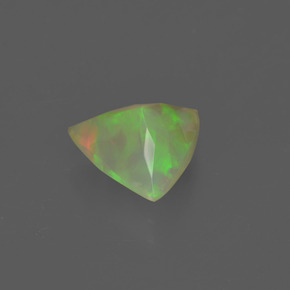 Opale Multicolore naturale da 0.95 ct, Taglio trillion, Traslucido