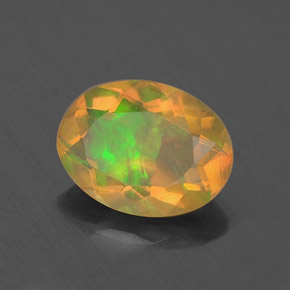 Opale naturale multicolore da 0,74 ct, trasparente, trasparente/traslucido