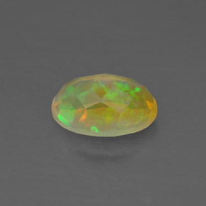 Opale naturale multicolore da 0,82 ct, trasparente, trasparente/traslucido