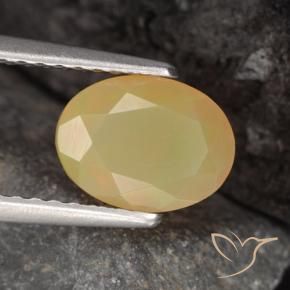 Opale Multicolore naturale da 0.87 ct, Ovale, Traslucido