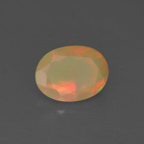 Opale naturale multicolore da 0,69 ct, trasparente, trasparente/traslucido