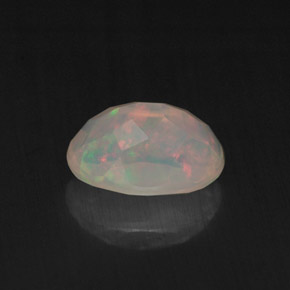 Opale naturale multicolore da 0,87 ct, trasparente, trasparente/traslucido