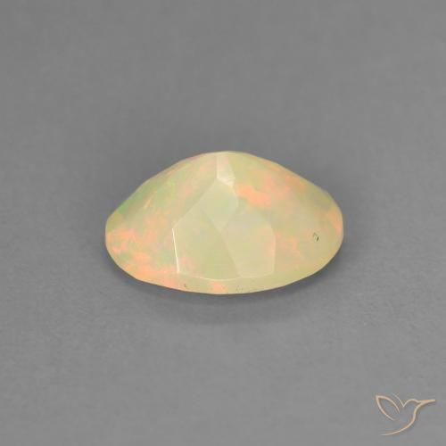 Opale Multicolore naturale da 0.74 ct, Ovale, Traslucido