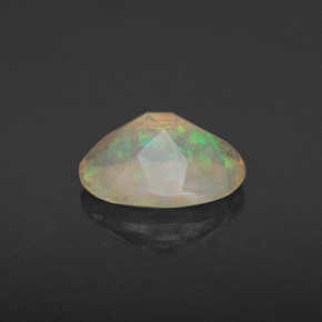 Opale naturale multicolore da 0,74 ct, trasparente, trasparente/traslucido