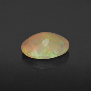 Opale naturale multicolore da 0,72 ct, trasparente, trasparente/traslucido