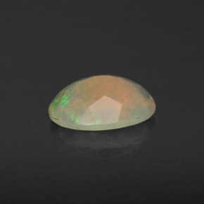Opale naturale multicolore da 0,78 ct, trasparente, trasparente/traslucido