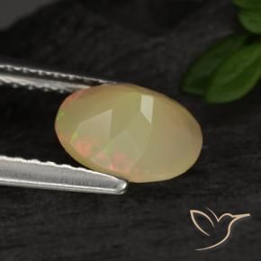 Opale Multicolore naturale da 0.79 ct, Ovale, Traslucido