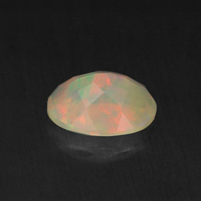 Opale naturale multicolore da 0,85 ct, trasparente, trasparente/traslucido