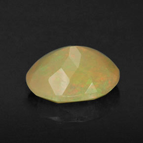 Opale naturale multicolore da 0,87 ct, trasparente, trasparente/traslucido