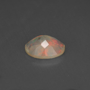 Opale naturale multicolore da 0,75 ct, trasparente, trasparente/traslucido