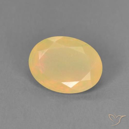 Opale Multicolore naturale da 0.76 ct, Ovale, Traslucido