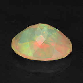 Opale naturale multicolore da 1,22 ct, trasparente, trasparente/traslucido