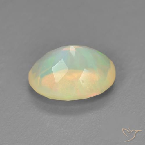 Opale Multicolore naturale da 1.25 ct, Ovale, Traslucido
