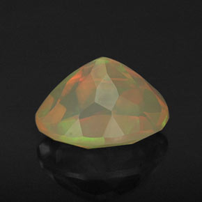 Opale naturale multicolore da 1,43 ct, trasparente, trasparente/traslucido