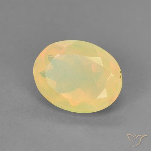 Opale Multicolore naturale da 1.24 ct, Ovale, Traslucido