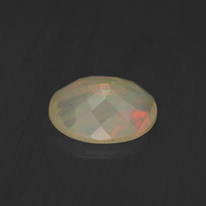 Opale naturale multicolore da 1,10 ct, trasparente, trasparente/traslucido