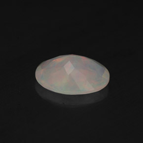 Opale naturale multicolore da 0,95 ct, trasparente, trasparente/traslucido