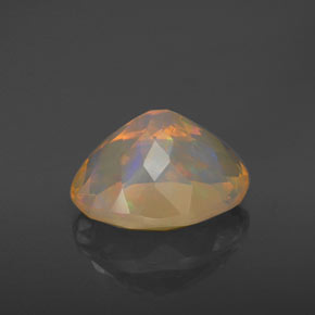 Opale naturale multicolore da 2,81 ct, trasparente, trasparente/traslucido