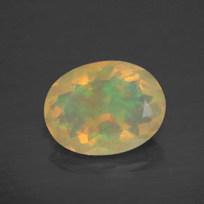 Opale naturale multicolore da 2,31 ct, trasparente, trasparente/traslucido