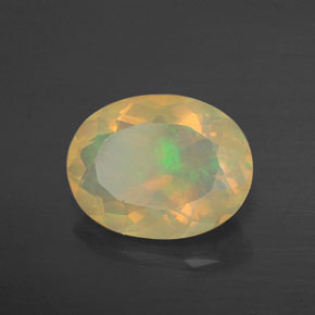 Opale naturale multicolore da 2,31 ct, trasparente, trasparente/traslucido