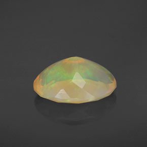 Opale naturale multicolore da 2,31 ct, trasparente, trasparente/traslucido