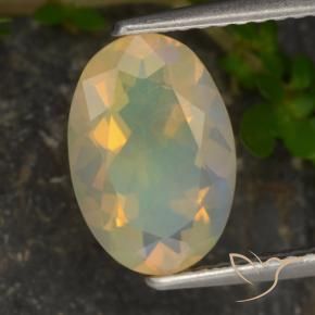 Opale Multicolore naturale da 1.46 ct, Ovale, Trasparente