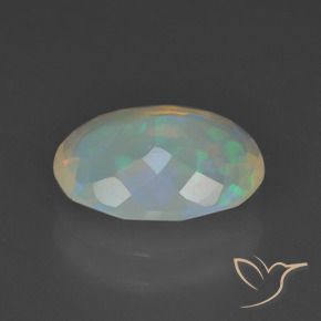 Opale Multicolore naturale da 1.56 ct, Ovale, Trasparente