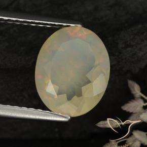 Opale Multicolore naturale da 1.59 ct, Ovale, Trasparente