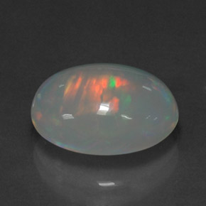 Opale naturale multicolore da 3,04 ct, trasparente, trasparente/traslucido