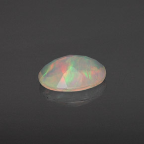 Opale naturale multicolore da 0,70 ct, trasparente, trasparente/traslucido