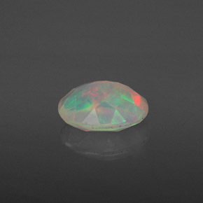 Opale naturale multicolore da 0,83 ct, trasparente, trasparente/traslucido