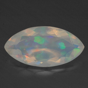 Opale naturale multicolore da 1,39 ct, marchesa, trasparente