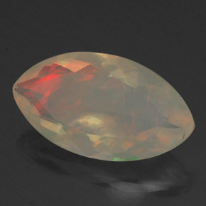 Opale naturale multicolore da 1,81 ct, marchesa, trasparente
