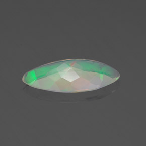 Opale naturale multicolore da 1,26 ct, marchesa, trasparente