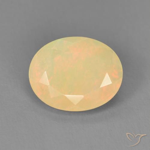 Opale Multicolore naturale da 1.48 ct, Ovale, Traslucido